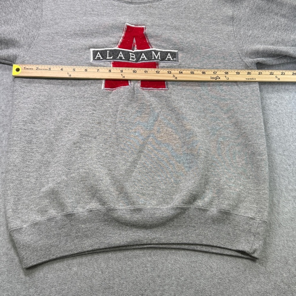 Vintage 90s Alabama Crimson Tide Sweatshirt M JanSport Made USA Tackle Twill‎ - Picture 4 of 11